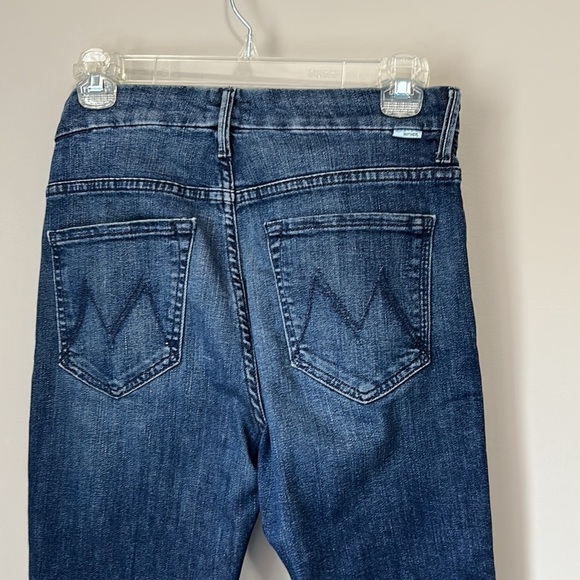 MOTHER High Waisted Looker Jean Here Kitty Kitty Glitter Race Sz 27 - Picture 10 of 15